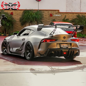PU Carbon Factory Direct Sales Dry Carbon Supra A90 AD-V3 Wing For Toyota GR Supra A90 A91 MK5 Rear Trunk <strong>Spoiler</strong> Body Kit - Product Image 5