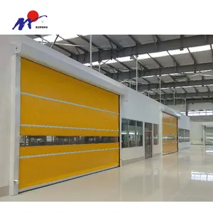 Pabrik Eksterior Cepat Gudang Pvc Industri Rana Roller Cepat Interior PVC Pintu Kecepatan Tinggi