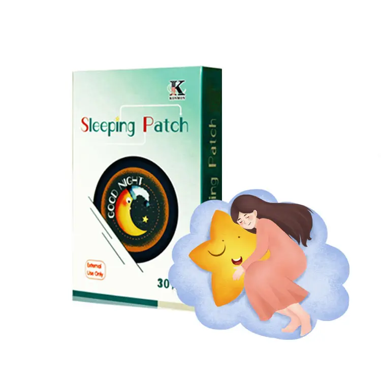 2023 New Product Natural Sleep Aid Patches Sleep Aid With Melatonin Magnesium Natural Ingredients To Promote Tranquil Sleep