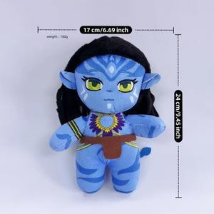 Peluche <span class=keywords><strong>Avatar</strong></span> Feu et Cendre à Cheveux Longs, Rembourrage en Coton PP, Hauteur 11-30cm - Product Image 3