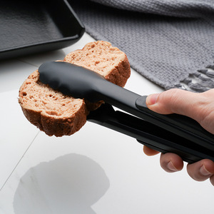 Pinces à nourriture noires antiadhésives pour le marché européen, pour barbecue et buffet - Product Image 2