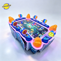 Machine d'arcade 55 pouces 6 joueurs, jeu de pêche Ocean Hunting, équipement de divertissement pour enfants et salles de jeux, version anglaise