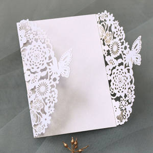 Invitaciones <span class=keywords><strong>de</strong></span> Boda con Mariposas Brillantes, <span class=keywords><strong>Tarjetas</strong></span> <span class=keywords><strong>Personalizadas</strong></span> para Boda, <span class=keywords><strong>Bautizo</strong></span>, Cumpleaños, Decoración para Fiestas - Product Image 4