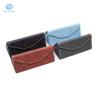 Étui à lunettes pliable fait main, très vendu, doublure en tissu doux, anti-rayures, portable, fin et léger, boîte de rangement pour lunettes de soleil