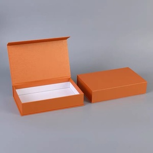 Caja de presentación de joyería magnética Papel de textura de lino personalizado Stock de lujo - Product Image 6