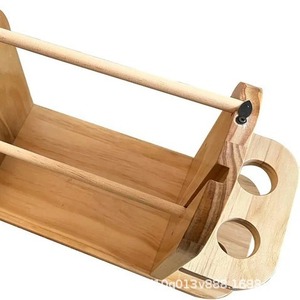 En stock : Support magnétique en bois pour bobines de fil à tricoter, distributeur de fil à tricoter. - Product Image 4