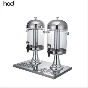 Guangzhou HD Wholesome Double Beverage Drink Dispenser Modern Commercial Catering Buffet Juice Dispenser Hotel Cheap Price Sale