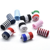 Bande de cou tressée bande de cryptage bande de Polyester rayé motif sangle sangle sangle sangle