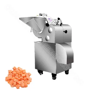 Dried Mango Passion Dicing Machine Chicken Breast Meat Dicer Dry Fruit Cube Cutter
