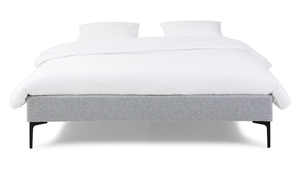 Letto Moderno Imbottito in Tessuto con <span class=keywords><strong>Base</strong></span> Integrata per Progetti Alberghieri e Motel, Facile Montaggio, Prezzo all'Ingrosso per Airbnb e Guesthouse - Product Image 4