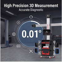   Machine d'alignement de roues 3D X-831 Pro, sans calibrage, multi-stations, haute précision pour atelier automobile