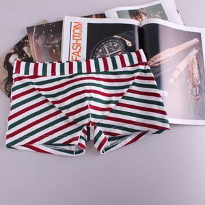Ropa Interior Casual de Algodón para Hombre, Calzoncillos Boxer de Cintura Baja, Tejido a Rayas, Transpirable y Holgado - Product Image 3