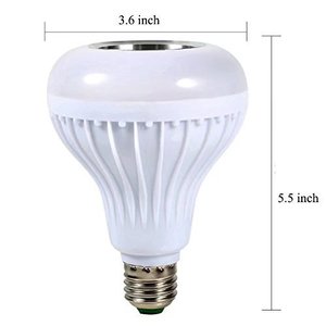 12 Wát LED Âm Nhạc RGB Thay Đổi Màu Sắc Loa LED Bulb Với Điều Khiển Từ Xa Âm Thanh Đèn LED Bulb - Product Image 6