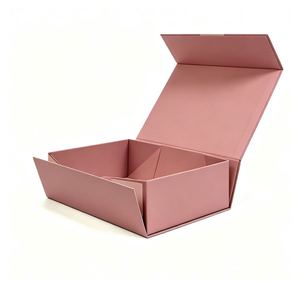 Caja de Papel Rígido Rosa con Cierre Magnético, Caja de Regalo de Cartón Impreso, Cartón Plegable para Velas, Perfumes y Manualidades - Product Image 3