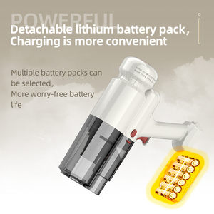 Aspirapolvere Senza Fili con Batteria da 6000mAh, Adatto per Camper, Design Verticale per Pulizia a Secco e Umido con Sacchetto - Product Image 5