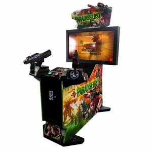 Highly profitable coin operated arcade game 2 player war shooting simulator