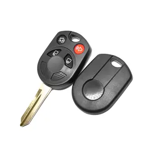 remote head key shell 4 button FO38 For F-ord Edge Escape Flexus F-ocus Fusion M-ustang Taurus Navigator 2007-2010