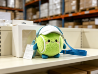 Adorable porte-monnaie en peluche de tennis, sac à bandoulière en fourrure pour enfants, sac à main personnalisé pour l'extérieur, design personnalisé, porte-monnaie en peluche de tennis
