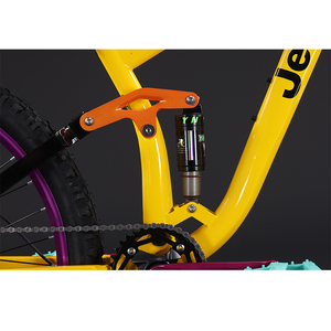 Bicicletta da Montagna con Telaio in Acciaio ad Alto Tenore di Carbonio, Bici Fuoristrada per Adulti, Robusta e Comoda per Ciclismo, <span class=keywords><strong>Escursionismo</strong></span> e Sport all'Aperto, Taglia Universale - Product Image 6