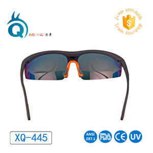 Lunettes de soleil polarisées XQ445 pour le cyclisme, verres bleus irisés, lunettes de sport avec étui - Product Image 4