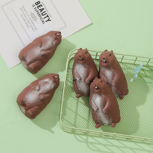 Juguete de descompresión de marmota chillona de dibujos animados, simulación musical, superventas transfronterizo, decoración de escritorio linda - Product Image 4