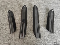 Kit de carrosserie personnalisé léger pour Ferrari F8, pare-chocs avant en fibre de carbone style M amélioré, lame de pare-vent décorative