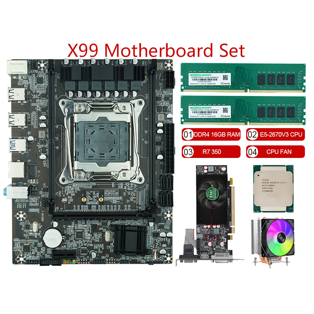 Intel Xeon E5 Lga 2011 X99 X99 Dual Motherboard Socket LGA 2011-3