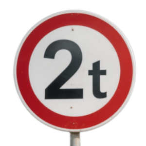 علامات السلامة المرورية المصنوعة من سبيكة معدنية مع لوح إشارات الشوارع المجلفن من موردي الصين الطول والحد الأقصى للسرعة - Product Image 2