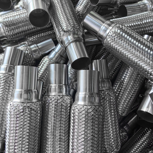 कस्टम 2 इंच 201 304 स्टेनलेस स्टील ऑटोमोबाइल निकास लचीला पाइप - Product Image 1