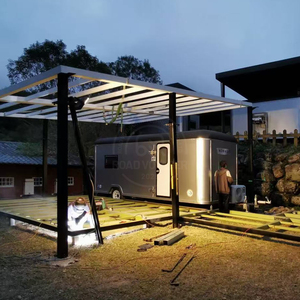 <span class=keywords><strong>Camping</strong></span>-<span class=keywords><strong>car</strong></span> statique - Caravane <span class=keywords><strong>de</strong></span> voyage moderne économique pour 4 personnes avec <span class=keywords><strong>douche</strong></span>, hébergement <span class=keywords><strong>de</strong></span> glamping - Product Image 5