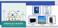 Système de production d'énergie hybride éolienne et solaire distribuée Xinlecheng
