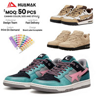 Chaussures de skate personnalisées, confortables et stylées, inspirées du style vintage, pour un look minimaliste et tendance.