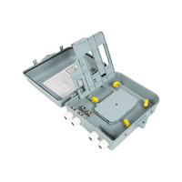 HOT ABS 2 2out 24 Fibers Mechanical Sealing Outdoor FTTH Fiber Optic Distribution Box 24 Max Capacity 24 SC Adapters Temperature