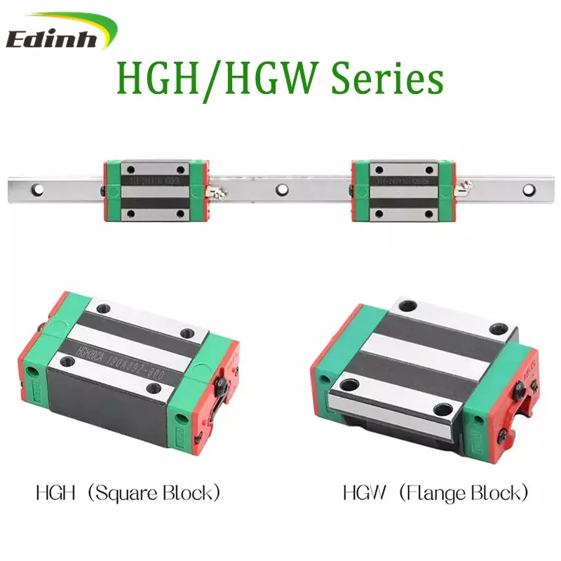 High Quality Bearing Steel Manufacturer HGW HGR Series Cnc Ball Bearings Linear Guide Rails