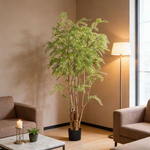 ต้นไม้ประดิษฐ์ทรงสวยงาม สูง 170 ซม. รูปทรงต้นจาบูติคาบา ตกแต่งบ้าน สำนักงาน โรงแรม สไตล์โมเดิร์น ต้นไม้เทียมสีเขียวอมเขียวตลอดปี พร้อมลำต้นที่ดูเป็นธรรมชาติ - Product Image 6