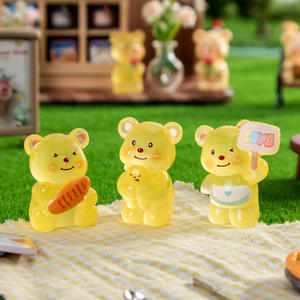 Orso di burro caldo sognatore alla moda decorazioni artigianali in resina graziosi ornamenti per auto fai da te eco-friendly Play per auto - Product Image 2