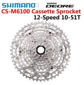 Casete <span class=keywords><strong>SHIMANO</strong></span> <span class=keywords><strong>Deore</strong></span> M6100 de 12 Velocidades para Bicicleta de Montaña, Rueda Libre de <span class=keywords><strong>12V</strong></span>, Variable, 12 Velocidades, 10-51T, Micro Spline - Product Image 3