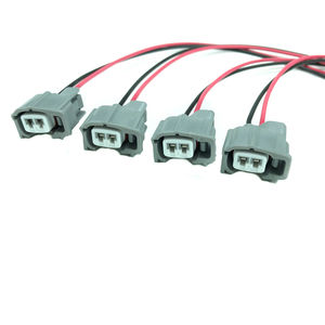 Untuk Honda Civic Acura RSX K20 K24 R18 RDX injektor bahan bakar Pigtail kawat konektor kabel Harness - Product Image 1