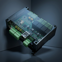 Módulo de Control IO MODBUS TCP/IP RS485 con 4 Entradas Digitales, 4 Salidas de Relé Electromagnético, 8 Entradas Analógicas y 2 Salidas Analógicas DIN