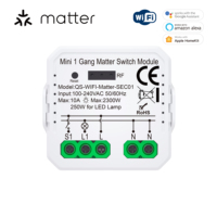Interrupteur intelligent à économie d'énergie avec Zigbee/Wi-Fi pour une automatisation domestique transparente, système de maison intelligente activé par la voix