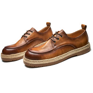 Suministro de fábrica, <span class=keywords><strong>zapatos</strong></span> Lofer de lujo de cuero genuino <span class=keywords><strong>para</strong></span> <span class=keywords><strong>hombres</strong></span>, <span class=keywords><strong>botines</strong></span> informales <span class=keywords><strong>para</strong></span> verano e invierno, <span class=keywords><strong>tipo</strong></span> de cierre con cordones - Product Image 3