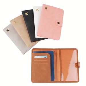 Funda de Pasaporte de PU para Mujer y Hombre, con Bloqueo RFID, Tamaño de 7 Pulgadas, sin Cierre, para Pasaportes, Documentos y Tarjetas - Product Image 3