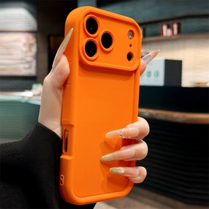 Fundas de TPU Suave para Teléfono Móvil iPhone 17 16 15 14 Pro Max, Cubierta Transparente para iPhone 17 Pro Max con Protección de Cámara - Product Image 1