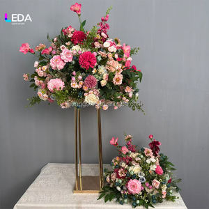 SMOOTH New Design 60cm Pink Rose Floral Ball Table Centerpieces Wedding <b>Flower</b> Ball for Events Decor - Product Image 6