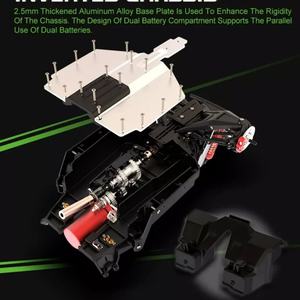 รถบรรทุกออฟโรดควบคุมระยะไกล SJY-UD1001 1/10 4WD 2WD ความเร็วสูง รถดริฟท์ รถ RC รถสปอร์ต 1:10 60 กม./ชม. มอเตอร์แบบไร้แปรงถ่าน - Product Image 5