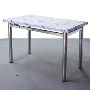 Banco da lavoro e tavolo multifunzionale in acciaio inossidabile staccabile senza maniche e tavolo da pranzo per banchetti di ristoranti alberghi - Product Image 4