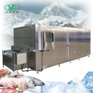 Congelador de túneles de congelación IQF/congelador de túneles de congelación rápida de alimentos