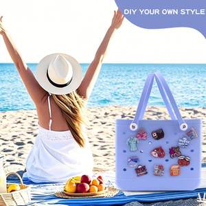 Dijes para Bogg Bags Acrílico Bolsa Accesorios Enfermera Temática Insertar Decoración Encantos para Simply Southern Beach Tote Bags - Product Image 5