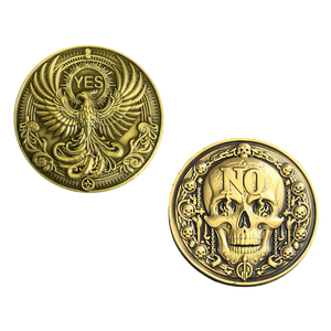 เหรียญที่ระลึกแบบนูนลายเฉพาะ  โทนสีบรอนซ์โบราณ  แบบสองด้าน  แกะสลักแบบ 3 มิติ  เหรียญรางวัล  แบบวินเทจ  ตราสัญลักษณ์ที่ระลึก  แบบมีตัวอักษร YES หรือ NO - Product Image 2