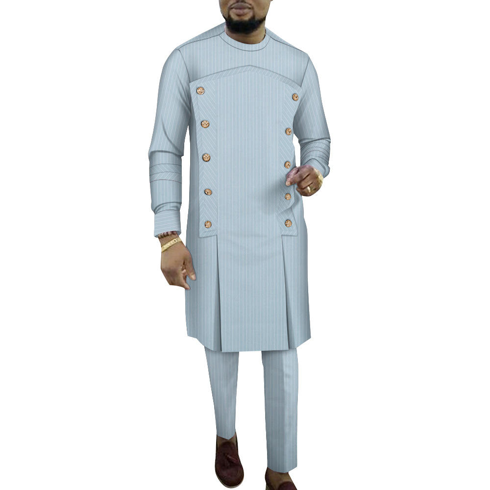 Authentic African Elegance: Crafted nigerian male dress for Global